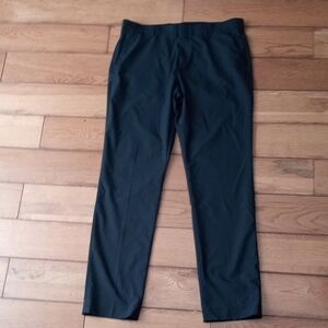 Perry Ellis Men's Dark Black slim  Dress Pants